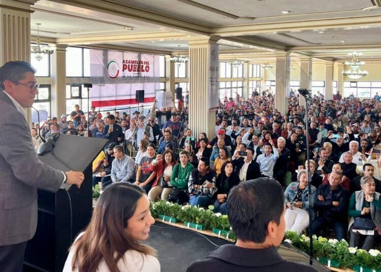 Presenta Saúl Monreal informe legislativo en la “asamblea del pueblo”