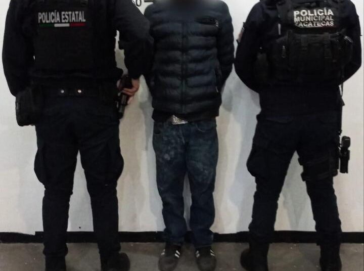 Atrapan a dos presuntos ladrones que cometían atracos en el centro de Zacatecas