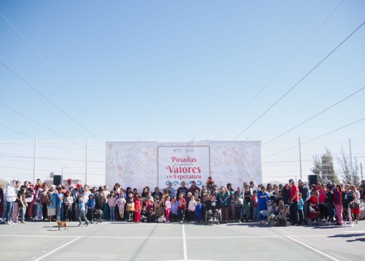 Cierre 2024 con alegría y convivencia mediante posadas en colonias de Guadalupe