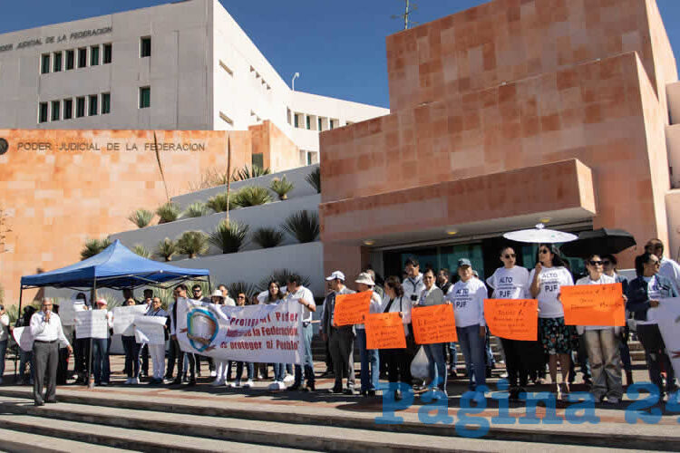 Levantan paro trabajadores del PJF en Zacatecas; Dan oportunidad a gestión presupuestal