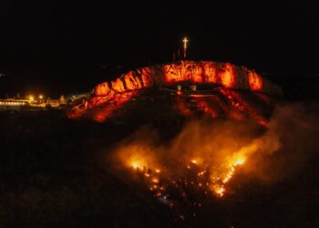 Incendio en el Cerro de la Bufa se encuentra controlado en un 80%: Protección Civil
