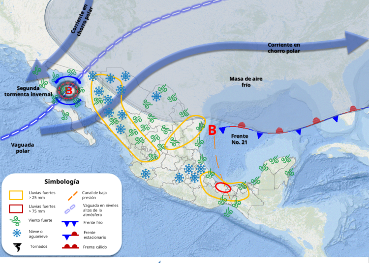 Zacatecas registrará nieve y lluvia congelante este miércoles, reporta el SMN