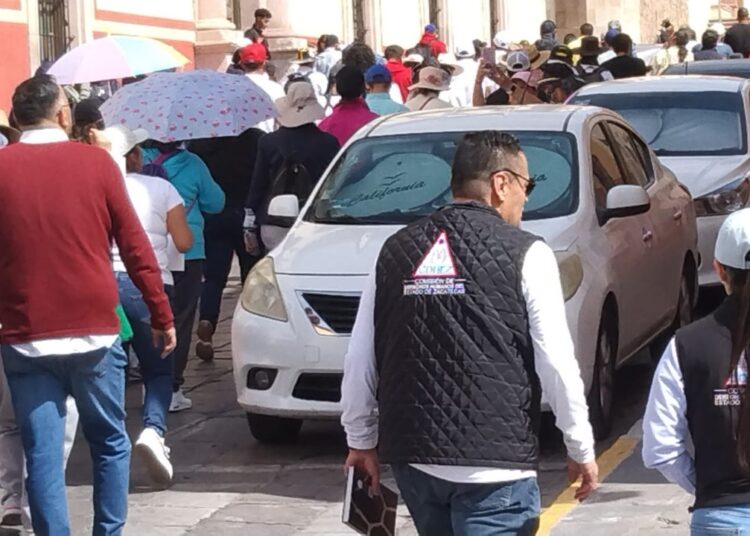 Derechos Humanos monitoreo y acompañó a maestros en su movilización