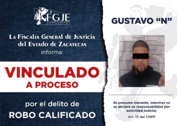 Vinculan a proceso al delincuente que despojó de más de 1 MDP a trabajadores del municipio de Fresnillo