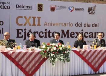 Conmemoran el CXII Aniversario del Día del Ejército Mexicano en Fresnillo