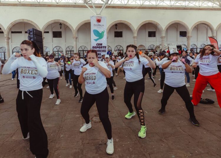 Zacatecas se sumó a la clase nacional de boxeo impulsada por Claudia Sheinbaum