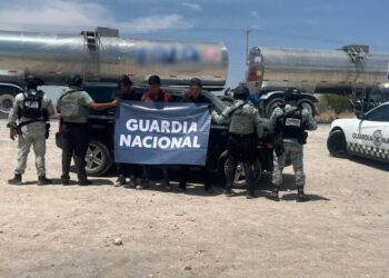 GN Revienta almacén de huachicol; decomisa 65 mil litros de gasolina en Zacatecas