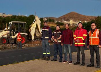 Supervisa alcalde Pepe Saldivar limpieza en Vialidad Siglo XXI de Guadalupe