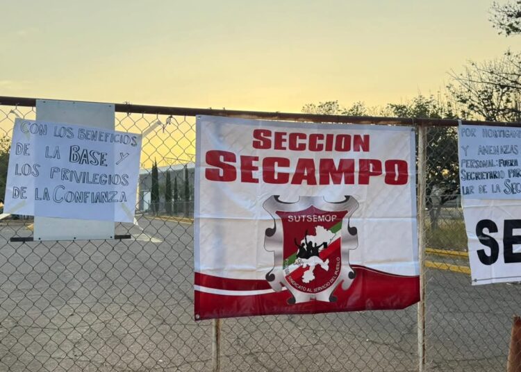 Trabajadores sindicalizados denuncian acoso laboral en SECAMPO; toman instalaciones