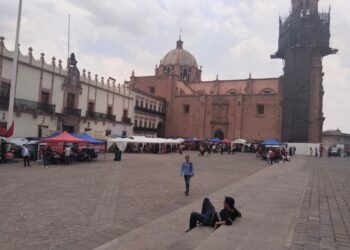 Cumple 8 días el paro de labores y protesta del magisterio zacatecano