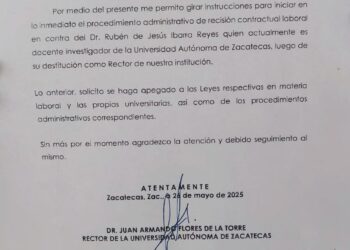 La UAZ inicia la expulsión laboral de Rubén Ibarra; se levanta paro académico