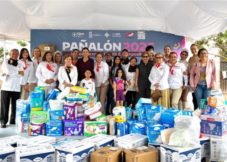 Exitoso “Pañatón organizado por  “Hay vida en mis sueños” con apoyo de Guadalupe