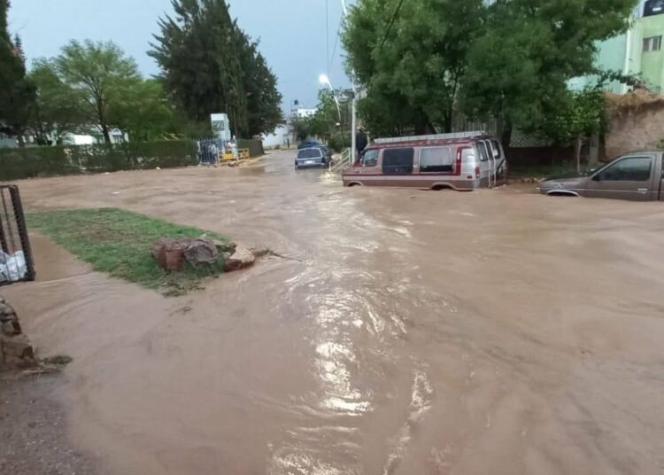 Cae Tromba en Río Grande y genera inundaciones; no hay víctimas