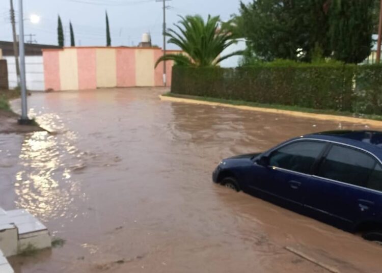 Cae Tromba en Río Grande y genera inundaciones; no hay víctimas