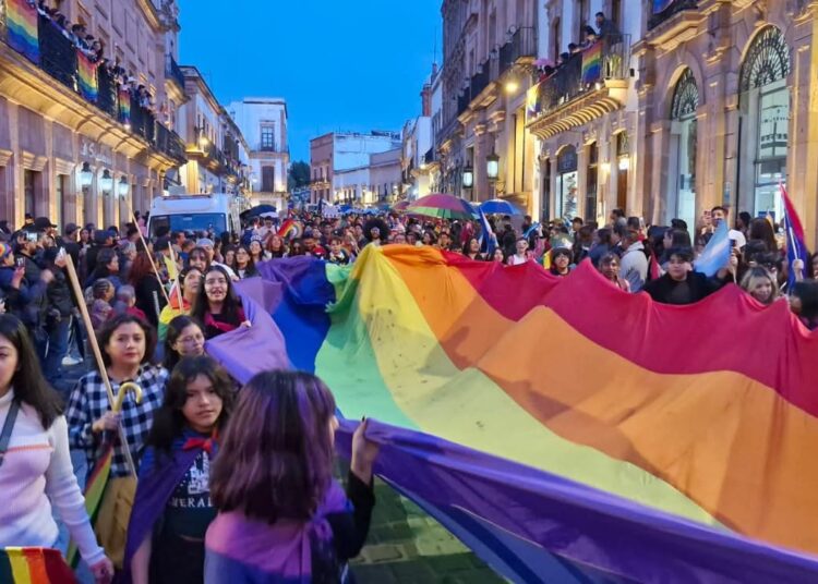 La diversidad sexual se adueña del centro histórico Zacatecano
