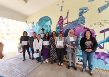 Coordinación del Área de Arte y Cultura entregó mural a Prepa 6 de Trancoso UAZ