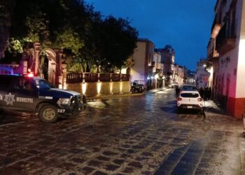 Extraño ¿Suicidio? en el Jardín de la Madre del Centro Histórico de Zacatecas