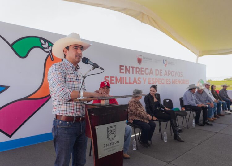 La producción agropecuaria está garantizada en Guadalupe: Pepe Saldívar