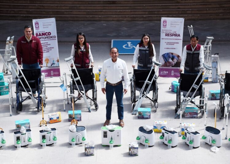 Promueve Guadalupe Banco Ortopédico sin costo para personas con discapacidad