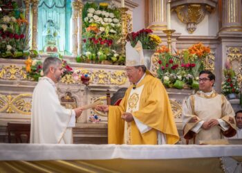 Nombra el Obispo al sacerdote Juan Diego Chávez Rector del santuario de Plateros