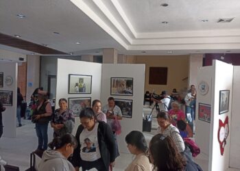 Memoria de los desaparecidos, en el vestíbulo del congreso de Zacatecas