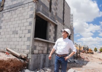 Avance del 12% en construcción de “Casas del Bienestar” en Guadalupe