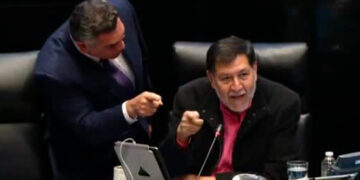 Noroña y “Alito” protagonizan pleito en el Senado de la República