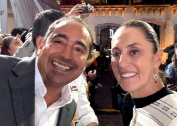 Sheinbaum Pardo felicita al alcalde de Guadalupe por el avance en los programas federales