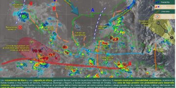 Se pronostican lluvias fuertes y chubascos en los próximos cuatro días en Zacatecas