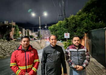 Se restablece la iluminación total en El Dorado en Guadalupe