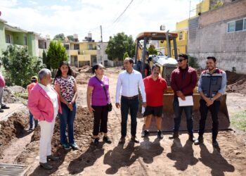 Rehabilitan red de agua potable en Privada 1910, en el centro de Guadalupe