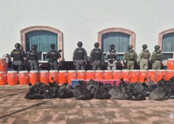 Golpe a narcolaboratorio en Apolo, se confiscaron casi 2 mil Kg. de mentanfetaminas
