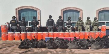 Golpe a narcolaboratorio en Apolo, se confiscaron casi 2 mil Kg. de mentanfetaminas