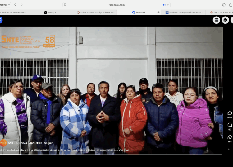 Sigue el paro magisterial de la 58 este lunes; recibe la solidaridad de la sección 34 del SNTE