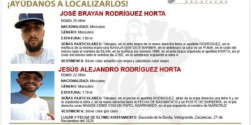 Reportan 5 desaparecidos en Guadalupe y detención de policías potosinos