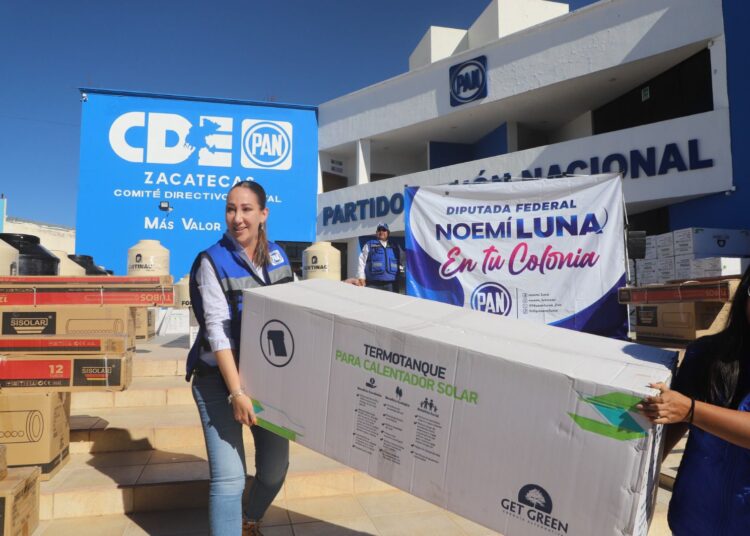 La diputada Noemí Luna entrega apoyo a familias vulnerables para mejorar su calidad de vida