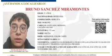 La comunidad universitaria reclama la búsqueda del estudiante Bruno Sánchez Viramontes