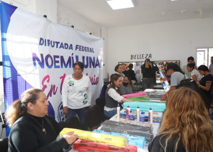 Con talleres artesanales, Noemí Luna impulsa el autoempleo y economía familiar