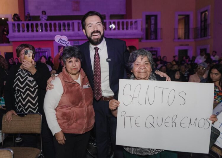 “Voy a estar donde el pueblo de Zacatecas me necesite” dice Santos González en su primer informe