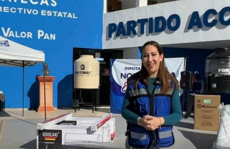 Llama Noemí Luna a los zacatecanos a la confianza: “vendrán tiempos mejores”