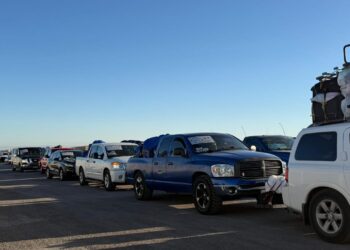 Salen de Texas en caravana 800 paisanos zacatecanos para pasar Navidad con sus familias