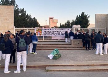 Sindicato de Salud empieza el 2026 con toma de Ciudad Administrativa