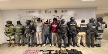 Capturan a 3 presuntos miembros de un cártel en Fresnillo; un detenido es policía de Jalisco