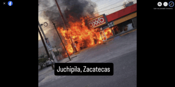 Queman sucursales del Banco del Bienestar y tiendas Oxxo en municipios zacatecanos