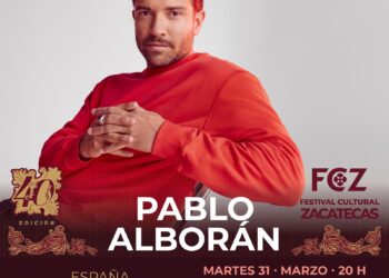 Pablo Alborán actuará en Zacatecas, en el Festival Cultural Zacatecas 2026
