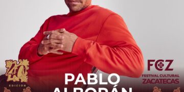Pablo Alborán actuará en Zacatecas, en el Festival Cultural Zacatecas 2026