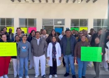 Paro de trabajadores en Hospitales Generales de Fresnillo, Jerez, Loreto y Zacatecas