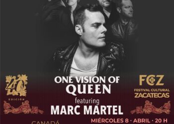 Marc Martel, interpretará los éxitos de Freddie Mercury en el Festival Cultural Zacatecas