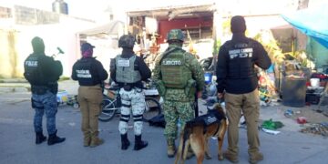 Catean vivienda y detienen a 5 presuntos narcomenudistas en Villa Fontana