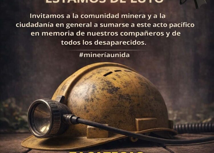 Convocan a marcha “Los mineros estamos de luto” el 14 F